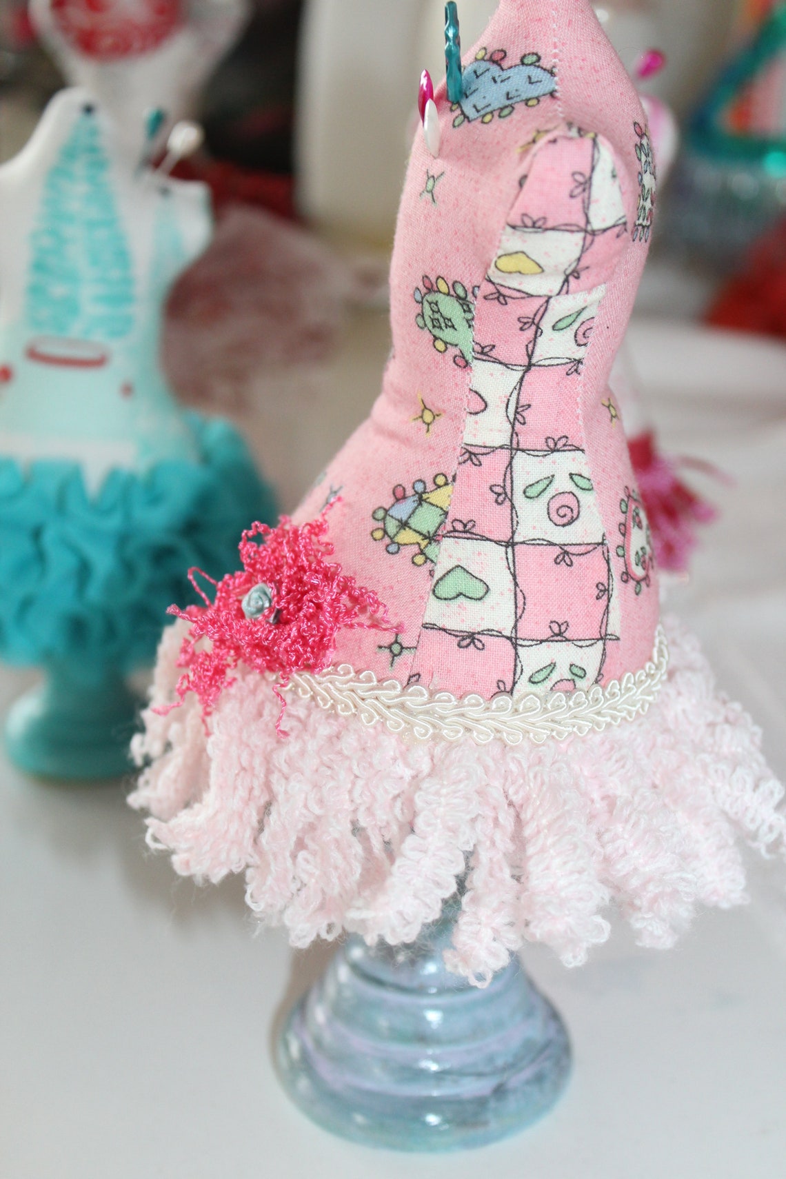 Mannequin Medium Dress Form Pin Cushion Pincushion Pink Etsy