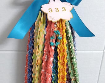 333 Żurawie origami z papieru – japoński prezent na szczęście z turkusowym kamieniem