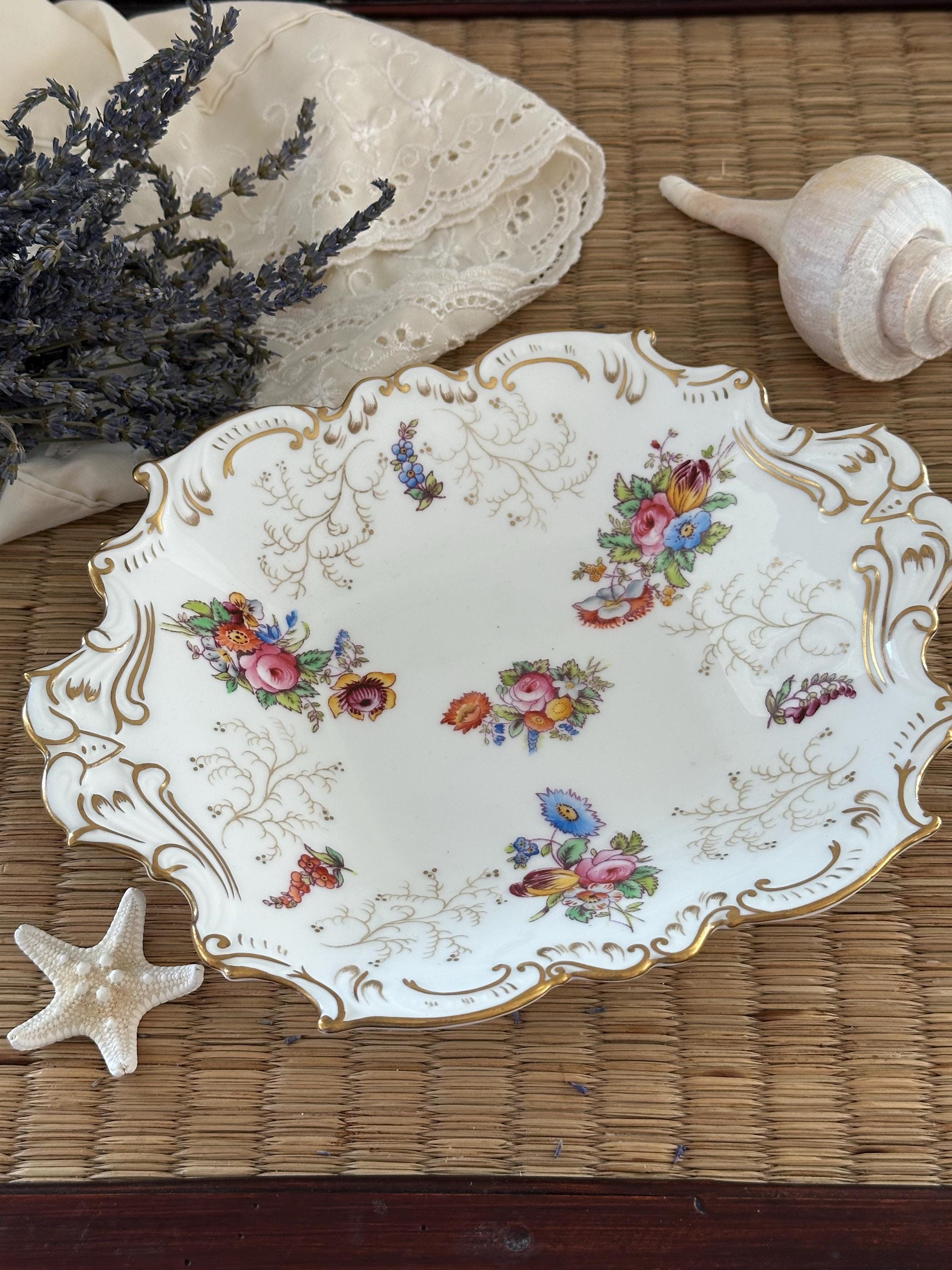 Antique Coalport Platter - Etsy