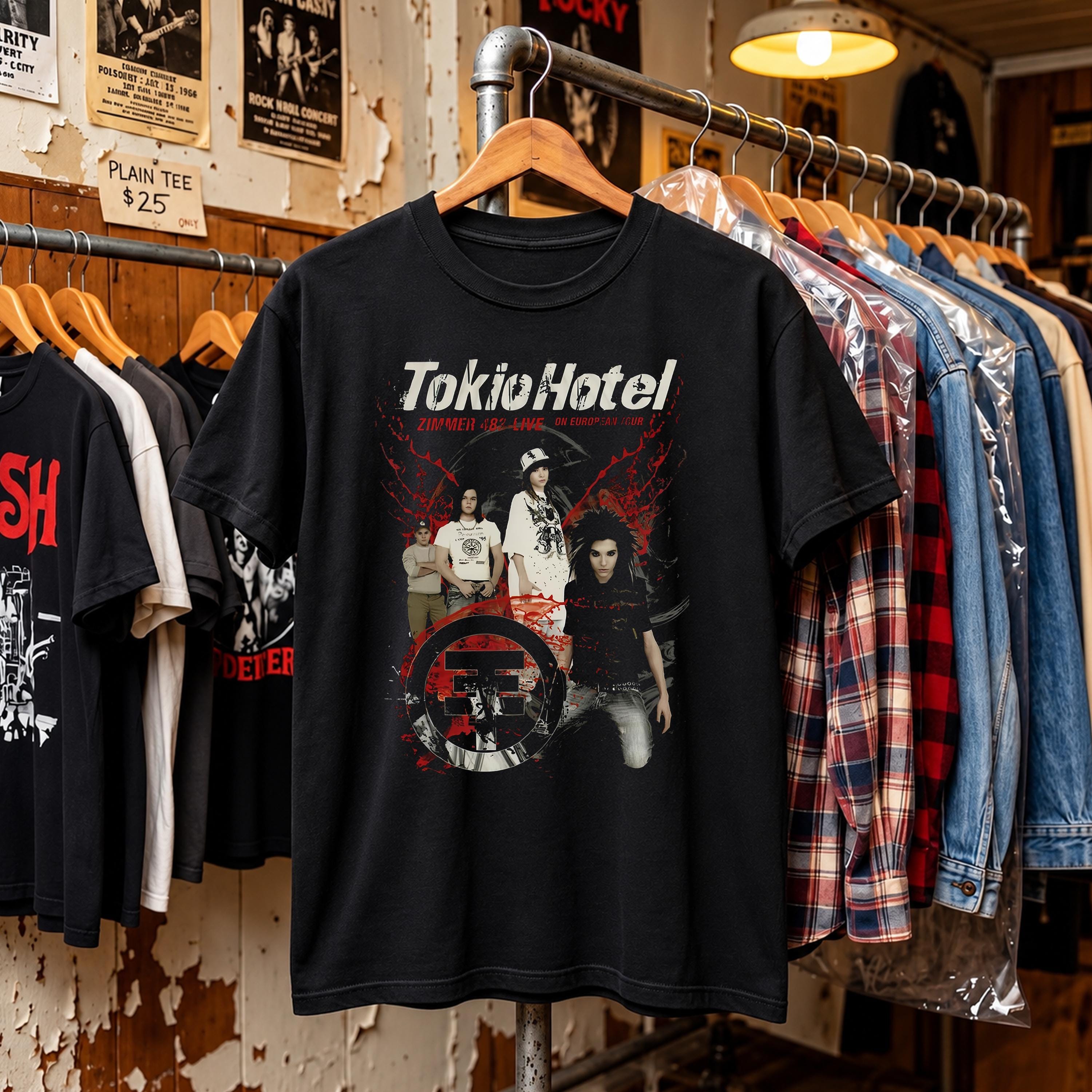 Tokio Hotel Shirt - Etsy UK