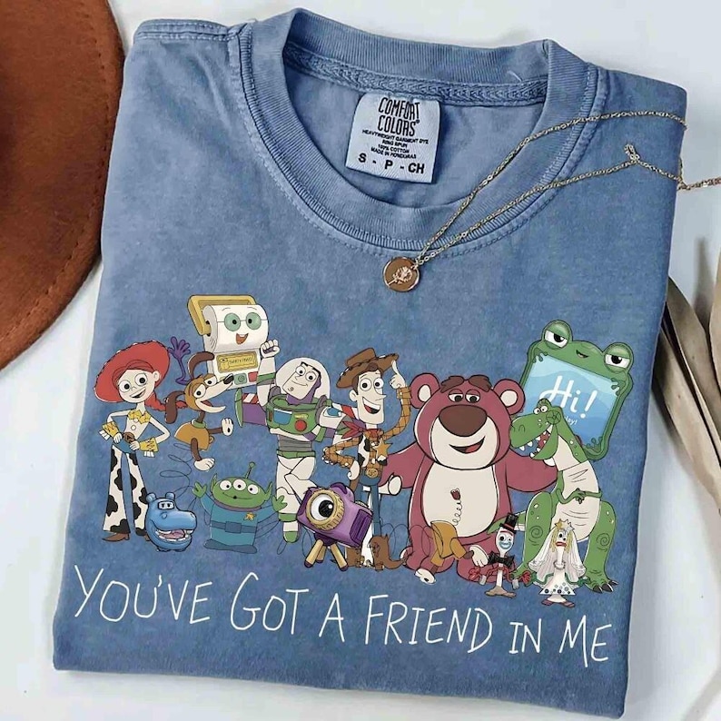 Comfort Colors Toy Story 5 You've Got A Friend In Me Retro Shirt, Disneyworld Toy Story Tee, Funny Toy Story Family Matching Trip 2026 Tee image 1