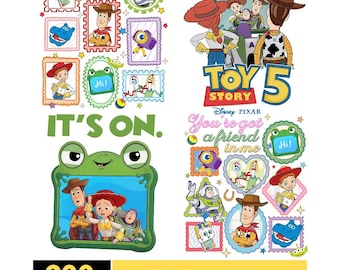 Bundle PNG, Toy Story 5 Cute Characters Png, Woody Buzz Jessie And Friemds Digital Clipart, You’ve Got a Friend in Me, Instant Download