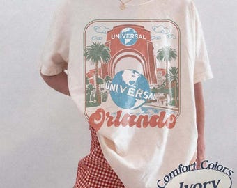 Retro Universal Studios Orlando Shirt, Vintage Universal Globe Theme Park Tee, Universal Epic Universe Shirt, Universal Orlando Resort Shirt