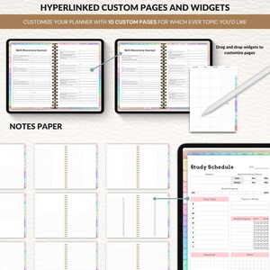 GoodNotes Digital Planner Bundle, Hyperlinked Productivity System (Digital Download) image 12