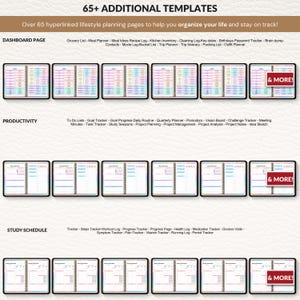 GoodNotes Digital Planner Bundle, Hyperlinked Productivity System (Digital Download) image 10