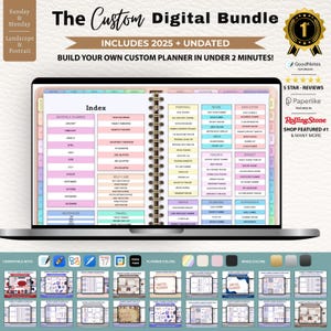 GoodNotes Digital Planner Bundle, Hyperlinked Productivity System (Digital Download) image 4