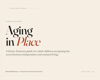Aging in Place Guide | Home Assistant Safety, Falls, Stove, Medication (No Cameras)