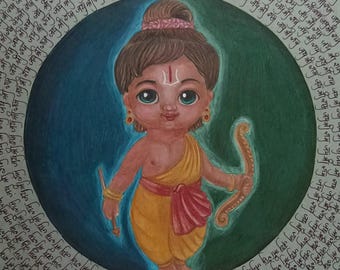 Sriram Color Sketch: Traditional Devotion, Modern Artistry