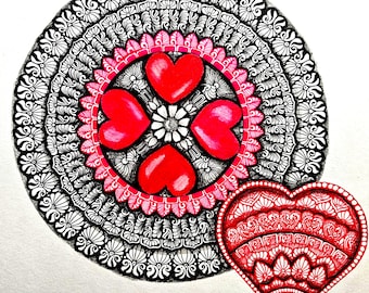 Intricate Hand-Drawn Zen Art