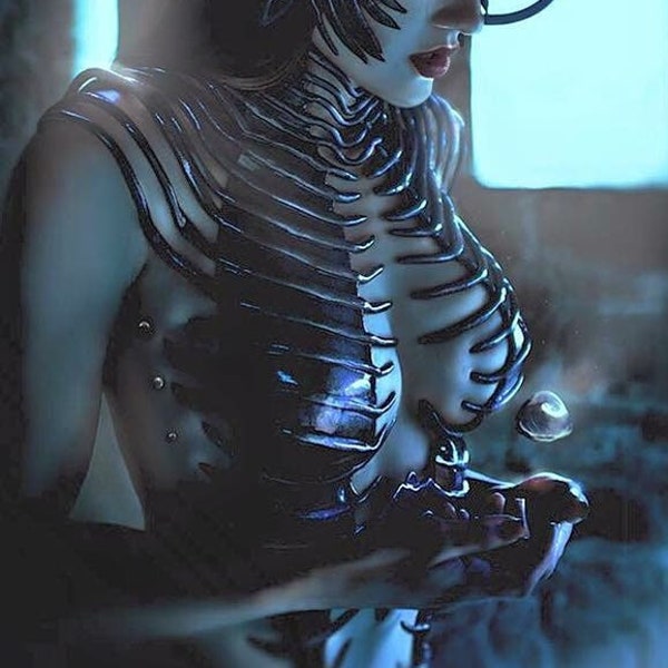 MADE TO ORDER Alien Spiborg Top