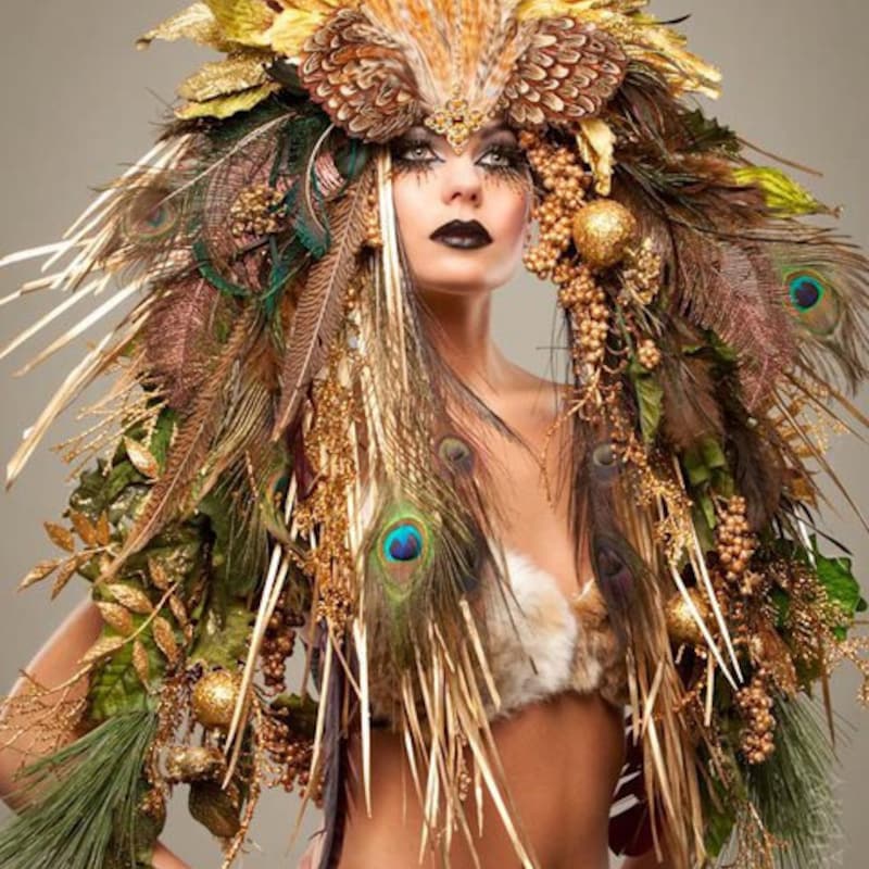 woodland fairy headpiece