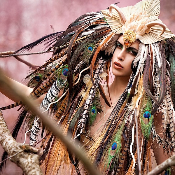 woodland fairy headpiece