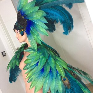 MADE TO ORDER Peacock Phoenix Wings Set - Etsy