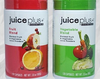 Juice Plus+ Fruit & Vegetable Blend Capsules | 240 Capsules | Whole Food Nutrition Supplement