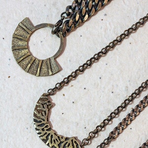 ARCH PENDANT /// bohemian necklace / layering necklaces / gift for her image 7