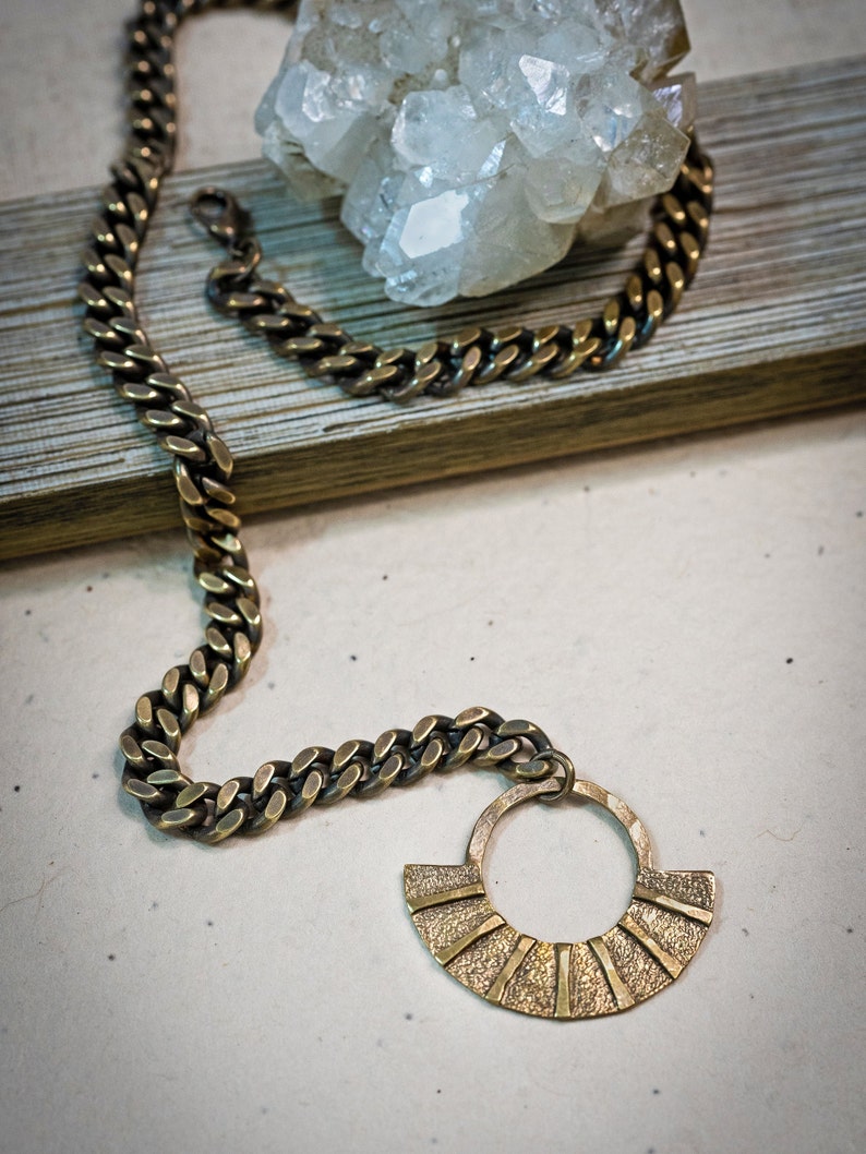 ARCH PENDANT /// bohemian necklace / layering necklaces / gift for her image 2