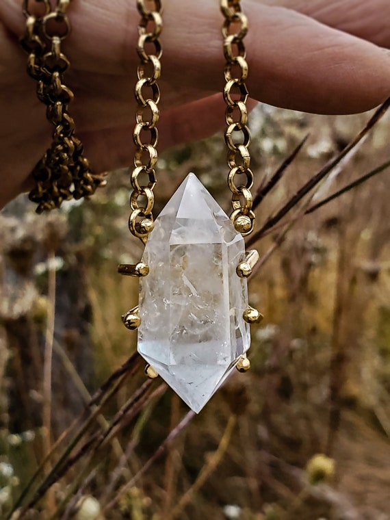 Ciondolo Rotondo In Cristallo Di Quarzo Naturale - Pietra Curativa E Decorativa - Gioiello Fai Da Te Senza Catena - Regalo Benessere