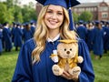 Personalized Graduation Bear 2026, Custom Name Teddy, Cotton Plush Vinyl Toy