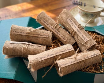 Öffnen Sie sich, wenn Briefe Geschenkbox, romantische Partner Nachrichten, Vintage Wachssiegel, Fernbeziehung