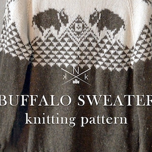 Buffalo Sweater Knitting Pattern