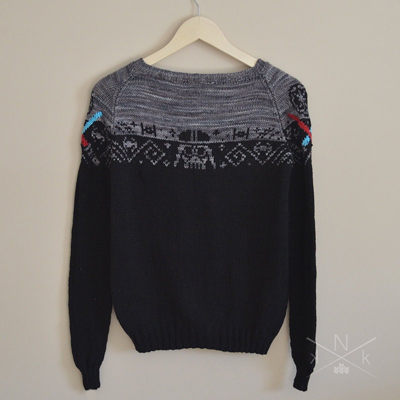 Star Wars Sweater Knitting Pattern Etsy
