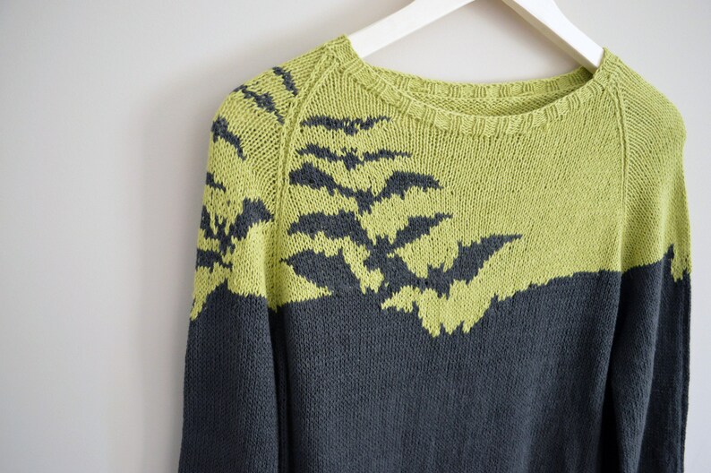 Bats Sweater Knitting Pattern - Etsy