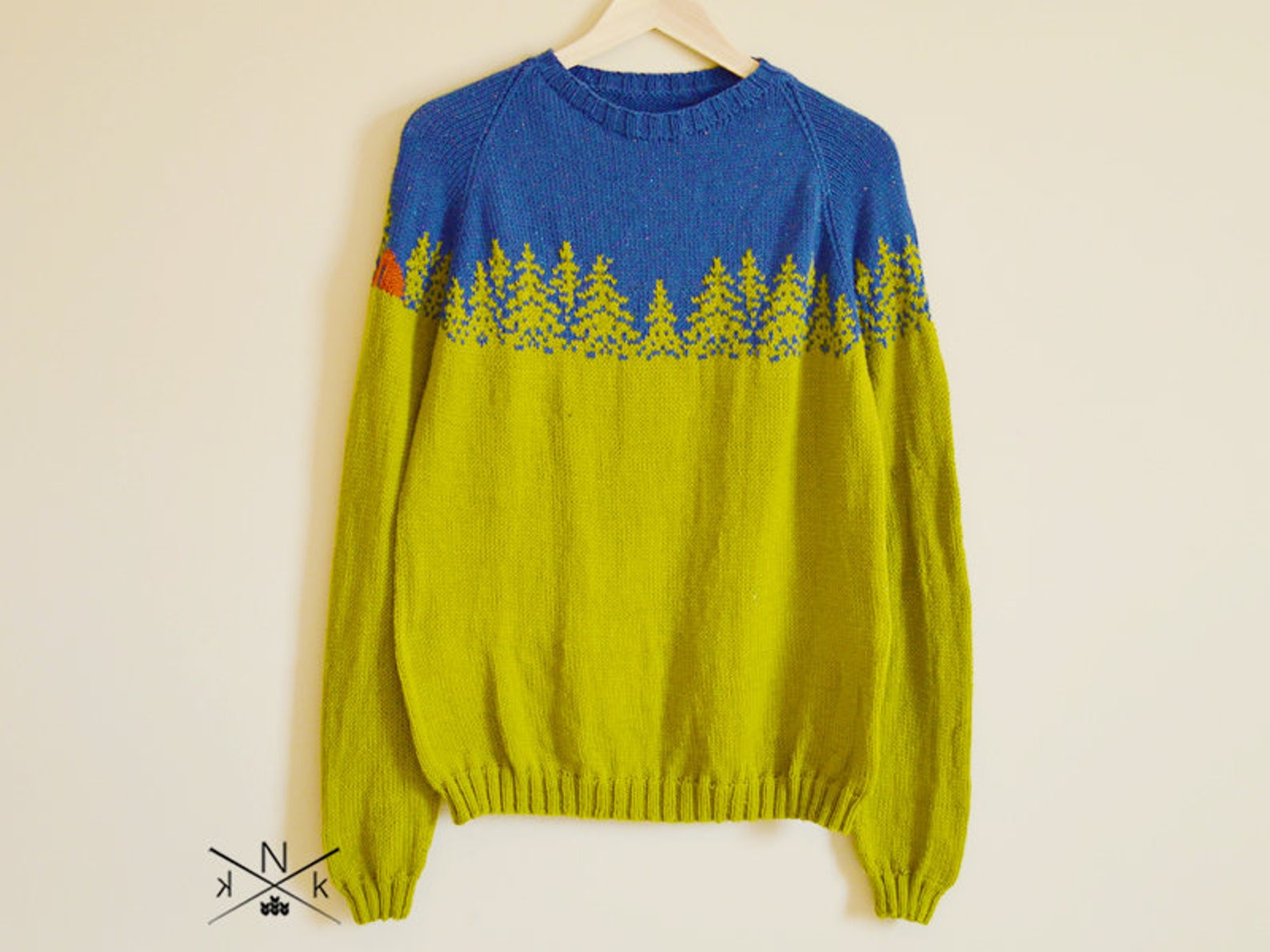 Forest Sweater Knitting Pattern Etsy