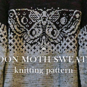 Moon Moth Sweater Knitting Pattern