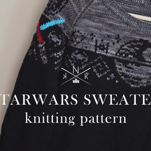 Star Wars Sweater Knitting Pattern image 1