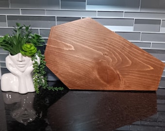 Coffin shape cutting board