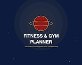 Fitness Gym Planner Printable PDF  Workout Log, Habit Tracker, Nutrition & Progress Tracker