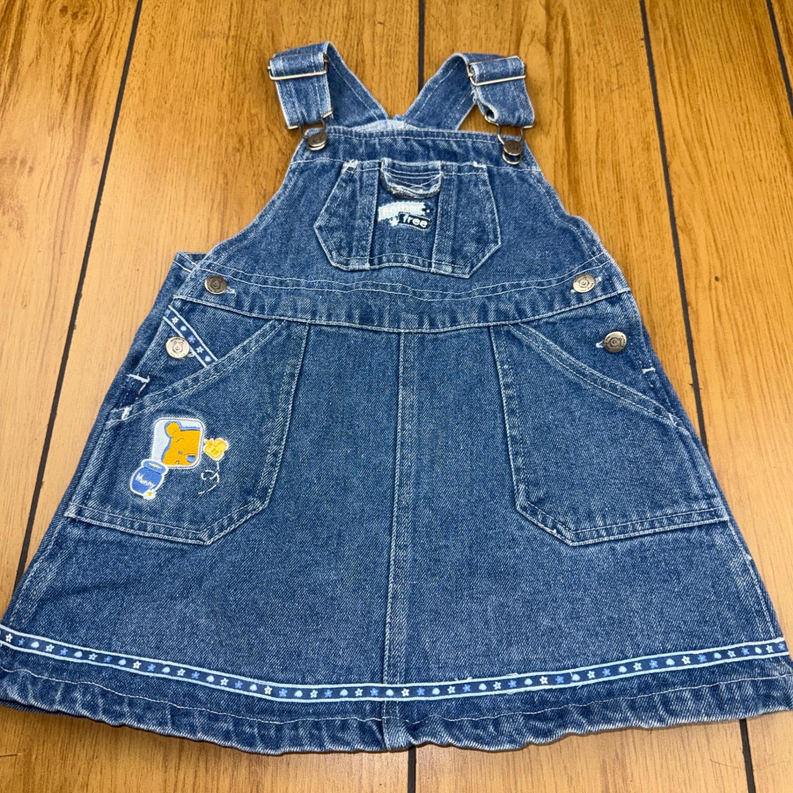 winnie the pooh denim dress (S) Winnie The Pooh Denim Overall Dress