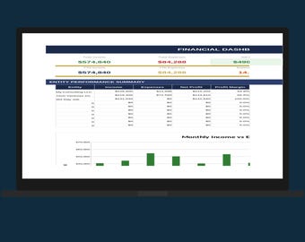 Rental Property Spreadsheet for Landlords | Income Expense NOI Cap Rate Mortgage Calculator | Excel