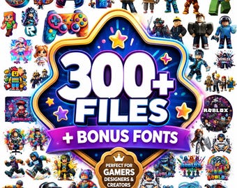 Roblox PNG-clipartbundel | Gaming-clipart | Roblox-personages | Roblox-verjaardag, Roblox-sublimatie, Roblox Digital, Feestartikelen