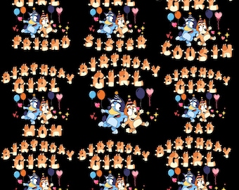 10+ Blauwe hond verjaardag PNG, Blauwe hond verjaardag clipart, Jarige meisje PNG, Familie bijpassende shirts, Mama Papa Zus Broer van het jarige meisje