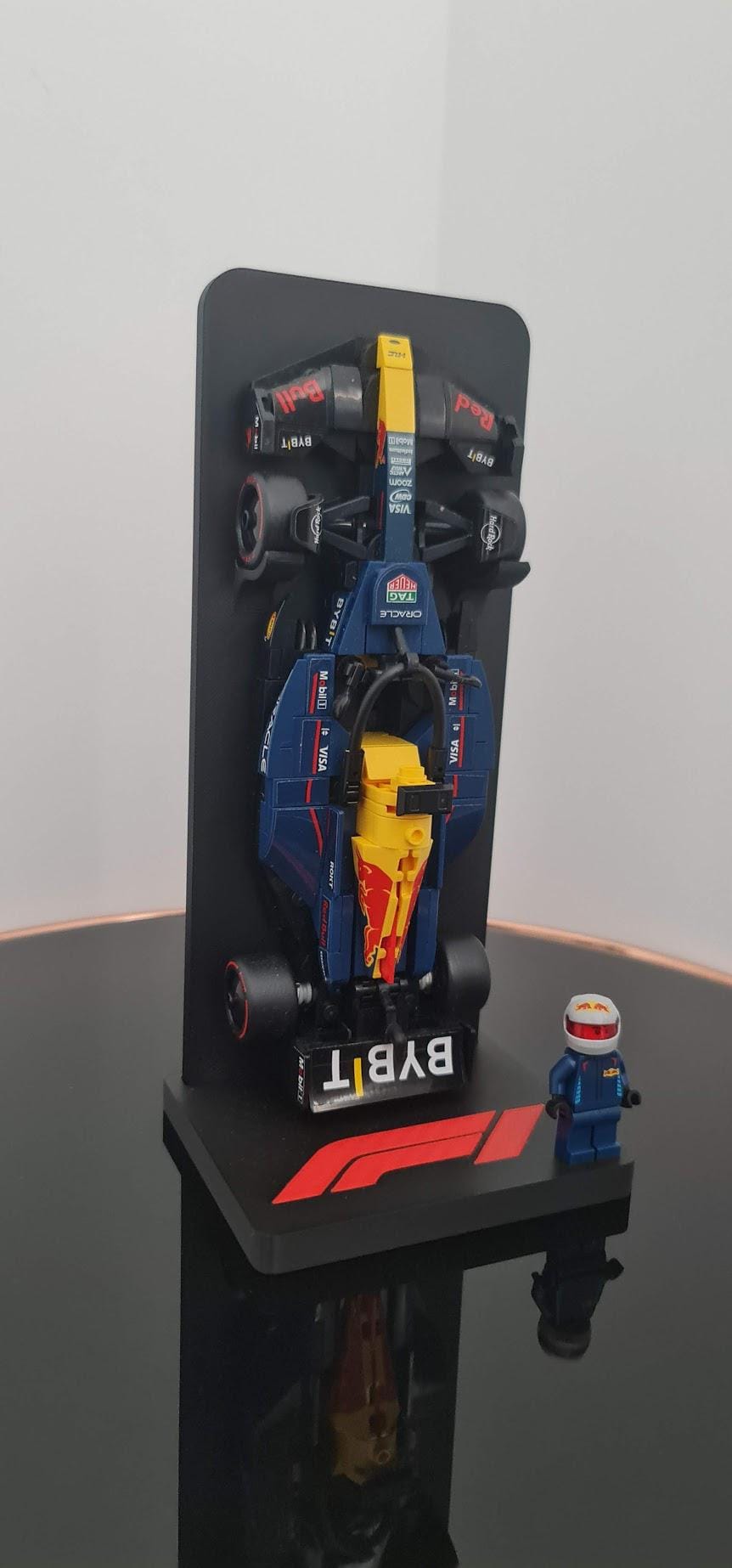 Petit présentoir LEGO Speed Champions de Formule 1