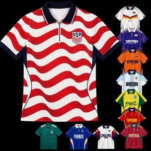 Vintage Soccer Jersey Polo - Etsy