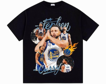 Stephen Curry Vintage 90s Bootleg Rap Tee, Golden State Basketball Graphic T-Shirt, Retro Sports Shirt, Oversized Streetwear Gift