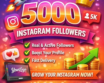 5000 echte actieve Instagram-volgers | Snelle profielboost (groei op sociale media)