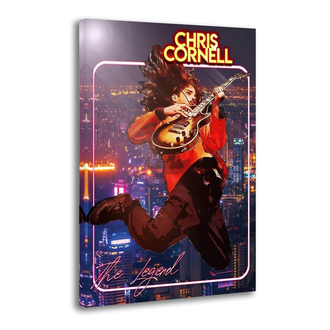 Chris Cornell the Legend Canvas Print – Rock Music Wall Art Poster - Etsy