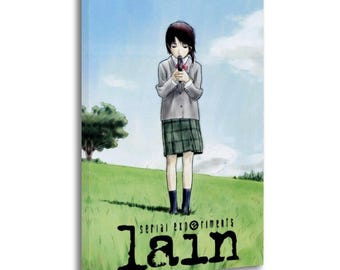 Serial Experiments Lain Anime Canvas Wall Art Poster Print Living Room Decor