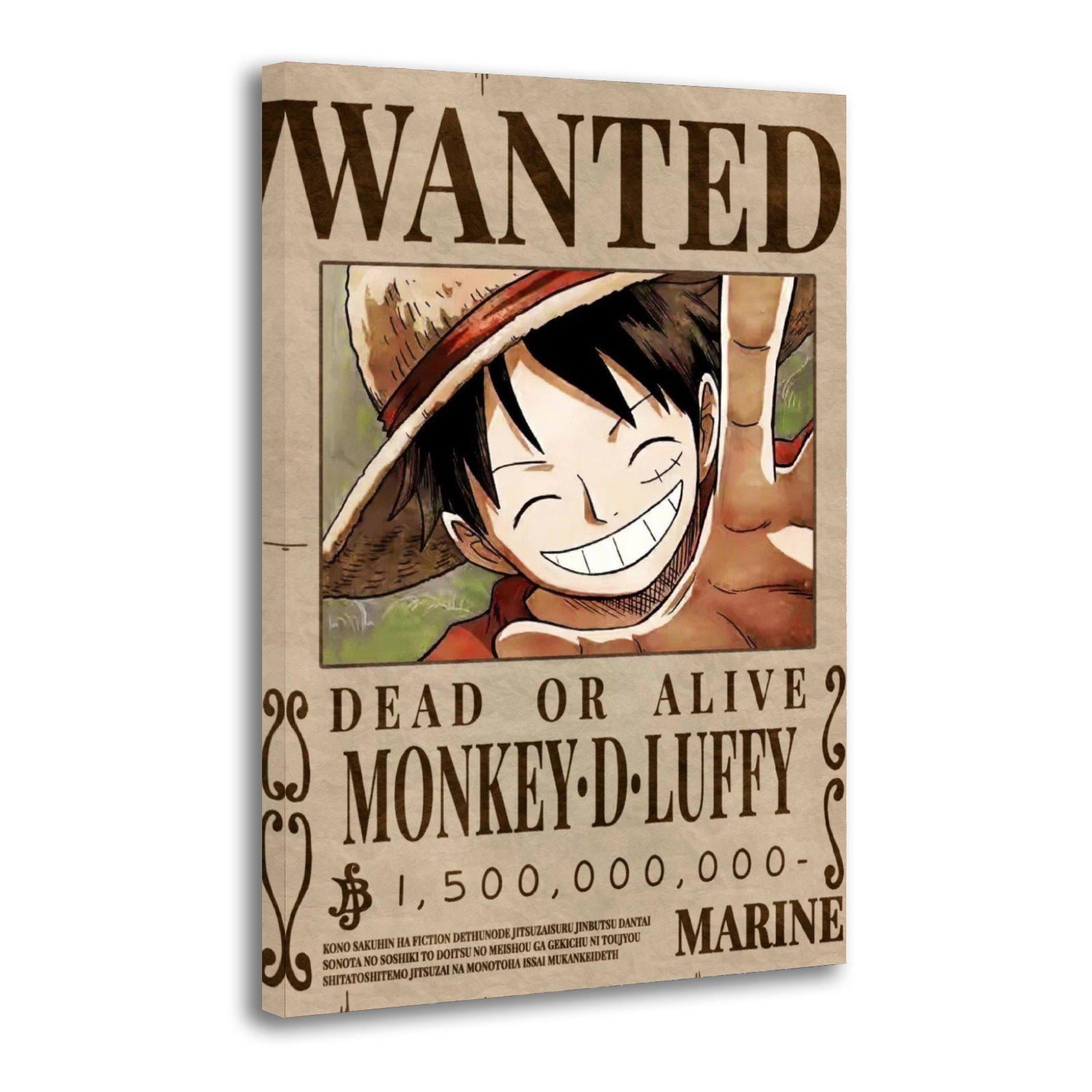 One piece luffy wanted poster - Etsy 日本
