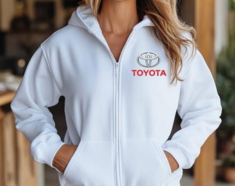 Sudadera con capucha y cremallera completa de Toyota