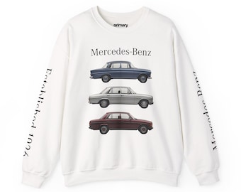 Vintage Mercedes-Benz Sedan Illustration Sweatshirt | Classic Car Crewneck