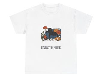 Unbothered Black Lab Tee | Funny Dog Mom Gift
