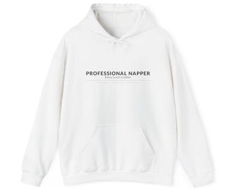 Funny Lazy Dog Hoodie | Professional Napper Entry Level Cuddler | Basset Hound Bulldog Great Dane Bernese