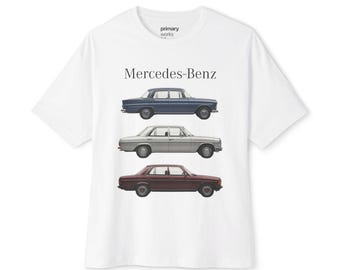 Mercedes-Benz Vintage Cars Tee | Classic Sedan Illustration