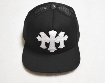 Kromhjärtan Cross Truckerkeps Bomullshatt Streetwear-stil