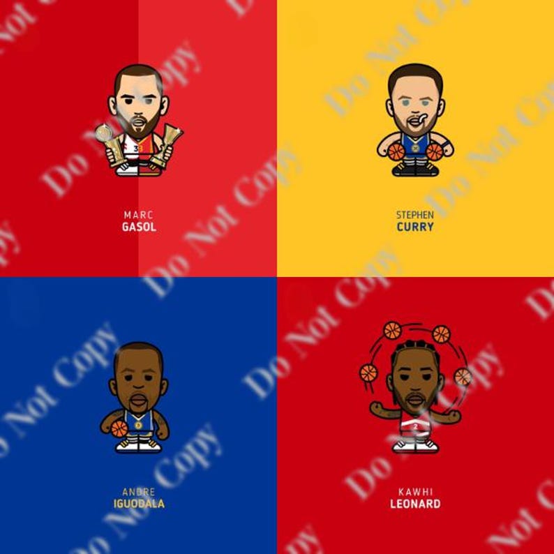 Cartoon Basketball Player PNG Bundle,chibi NBA Style Clipart,cute ...