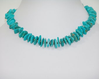 Collana turchese della bella addormentata nel blu vivido